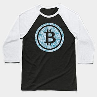 Bitcoin BTC coin Crypto coin Cryptocurrency Baseball T-Shirt